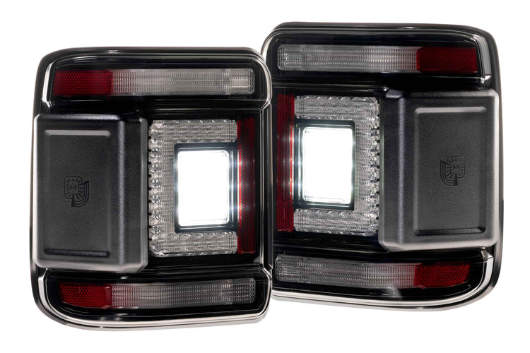 Jeep Wrangler JL (2018+): Morimoto XB Low Profile Tail Lights (Smoked)-4