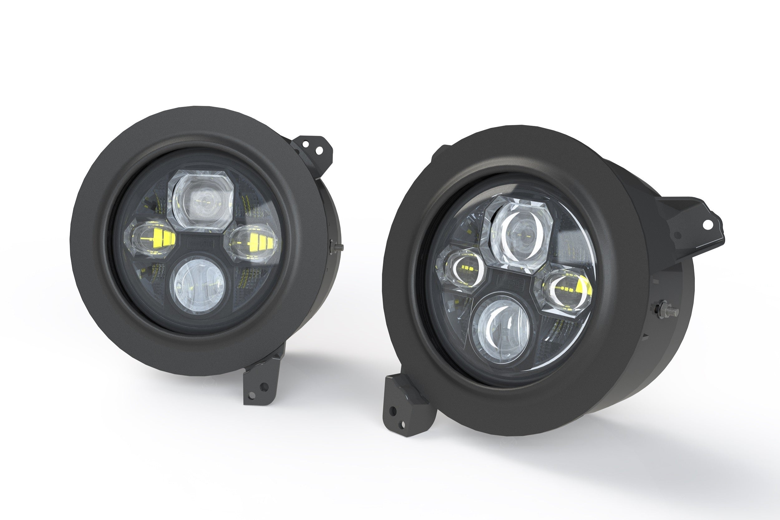 Jeep Wrangler JL/JT: 7in LED Headlight Adapters (Pair)-LF630