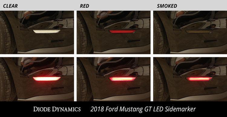 LED Sidemarkers for 2015-2021 Ford Mustang (set) Diode Dynamics-6
