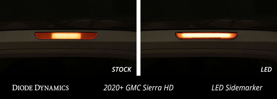 LED Sidemarkers for 2020-2023 GMC Sierra HD 2500/3500 (set) Diode Dynamics-