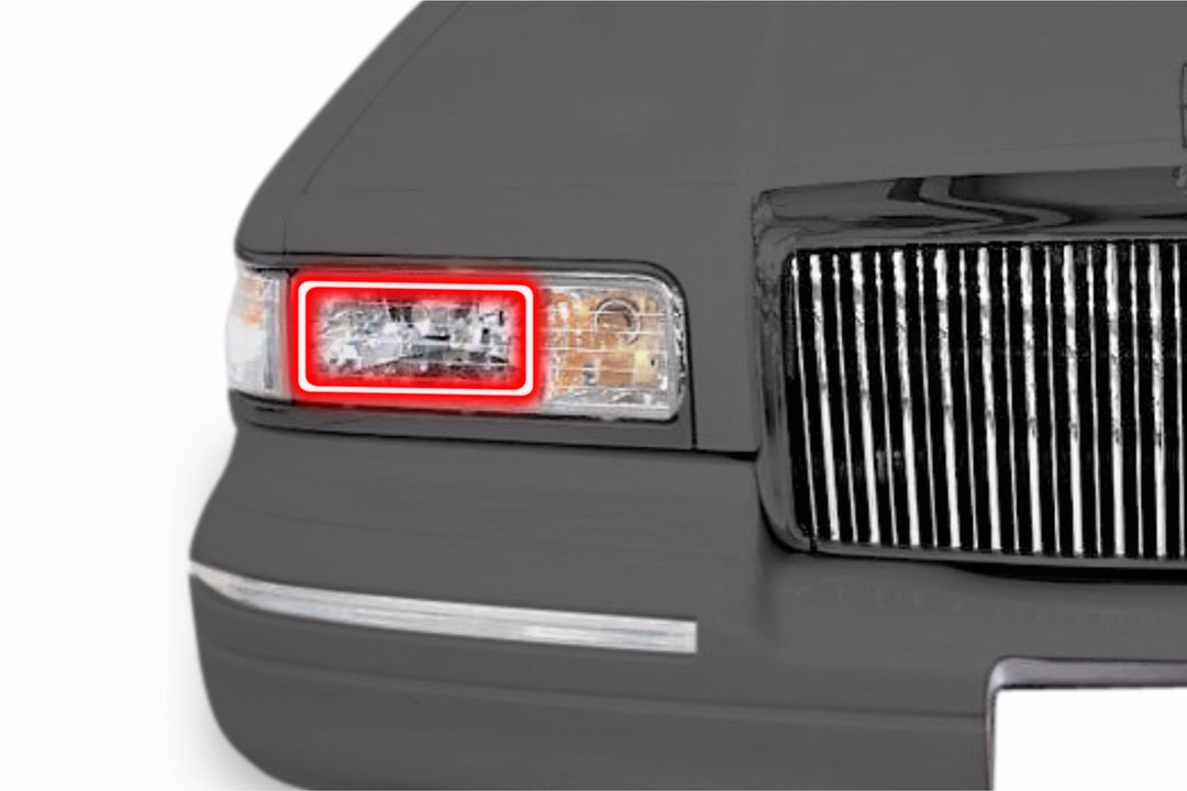 Lincoln Town Car (95-97): Profile Prism Fitted Halos (Kit)-EDC01206