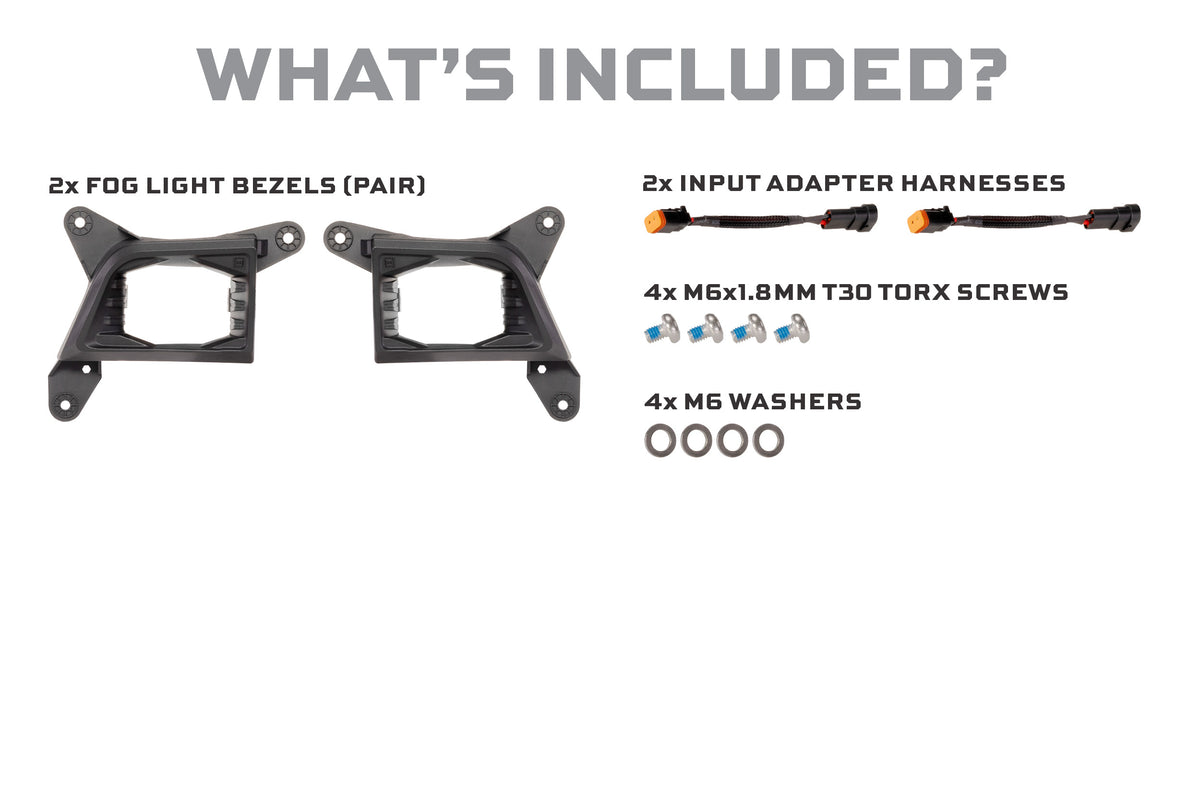 Morimoto 4Banger Fog Brackets: 19-21 Silverado 1500 / 21-23 HD (Set)-3
