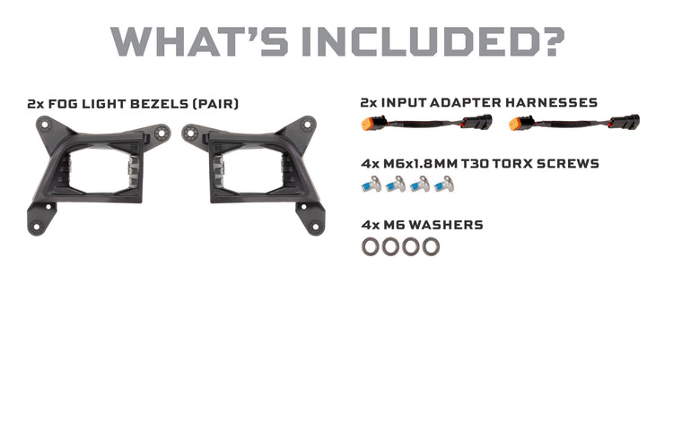 Morimoto 4Banger Fog Brackets: 19-21 Silverado 1500 / 21-23 HD (Set)-3