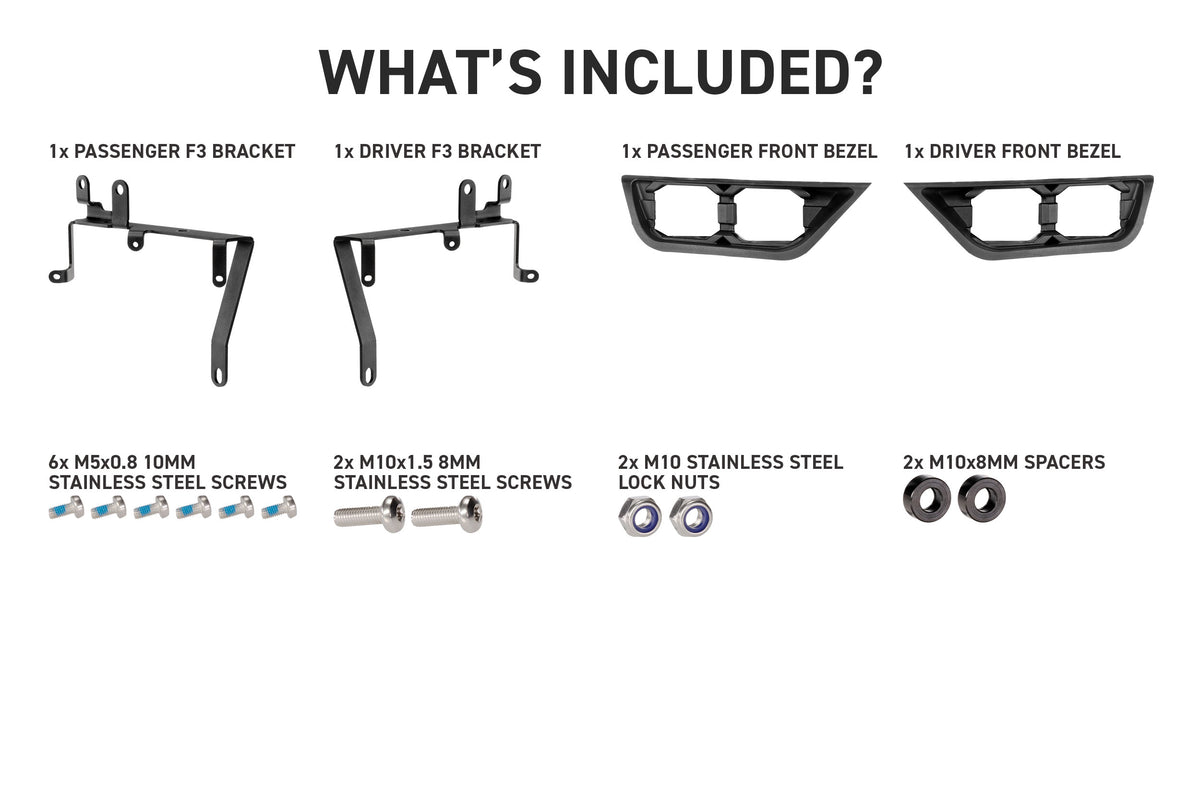 Morimoto 4Banger Fog Brackets: 21-23 Ford F-150 (Set)-3