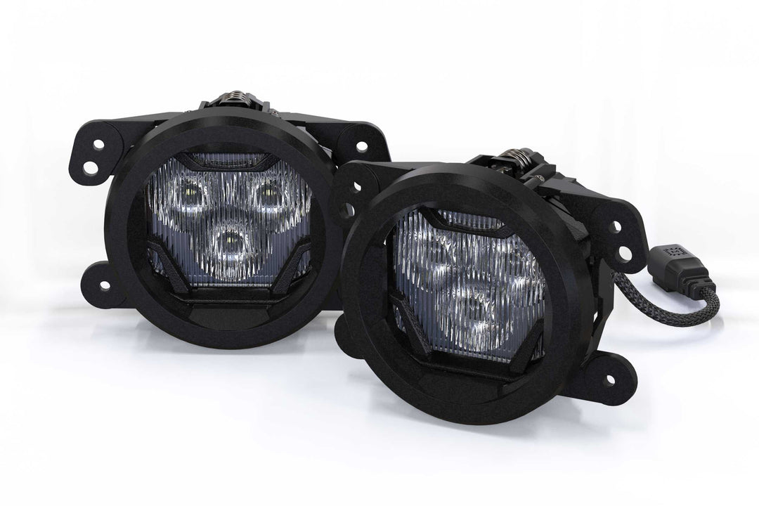 Morimoto 4Banger Fog Light Kit: Wrangler JK-2