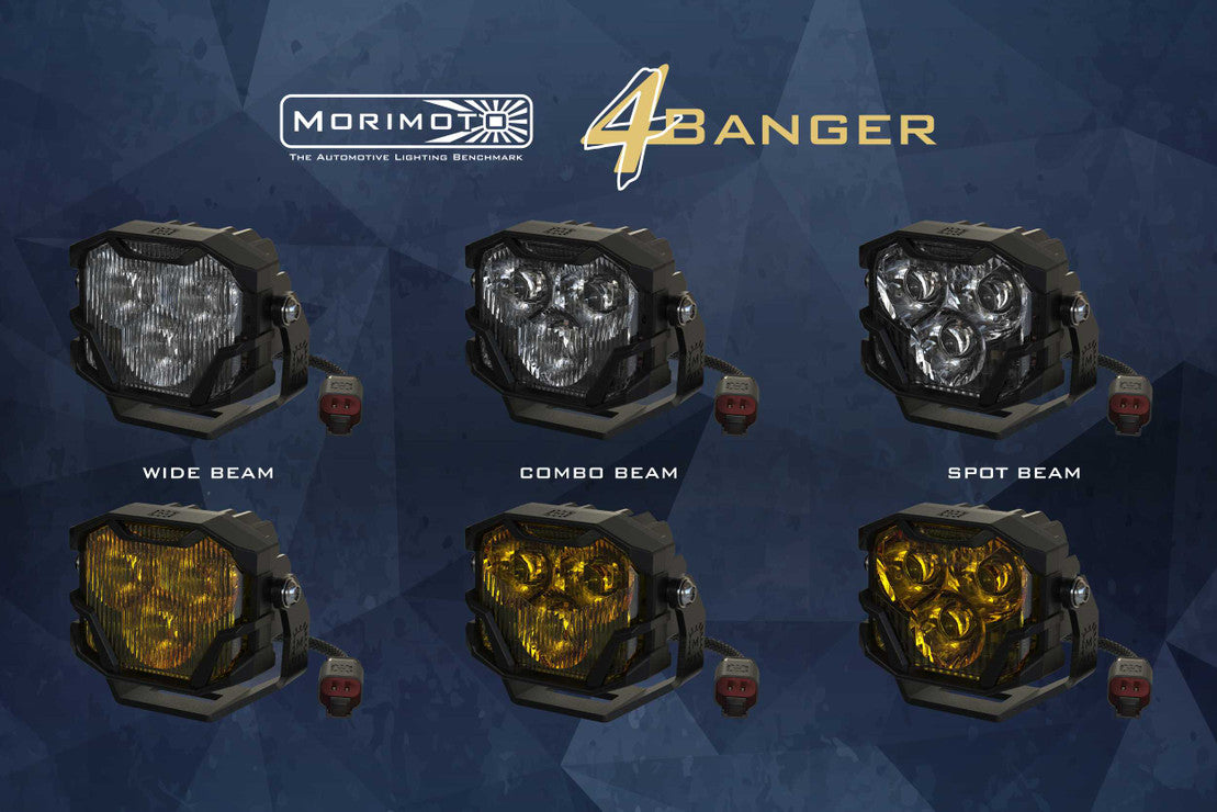 Morimoto 4Banger Fog Light Kit: Wrangler JL-