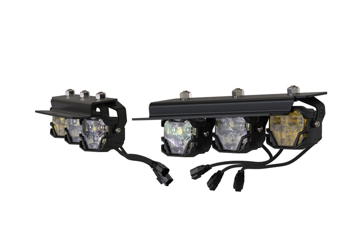 Morimoto 4Banger Triple Fog Kit: Bronco 2021+ (Brackets only / Pair)-11