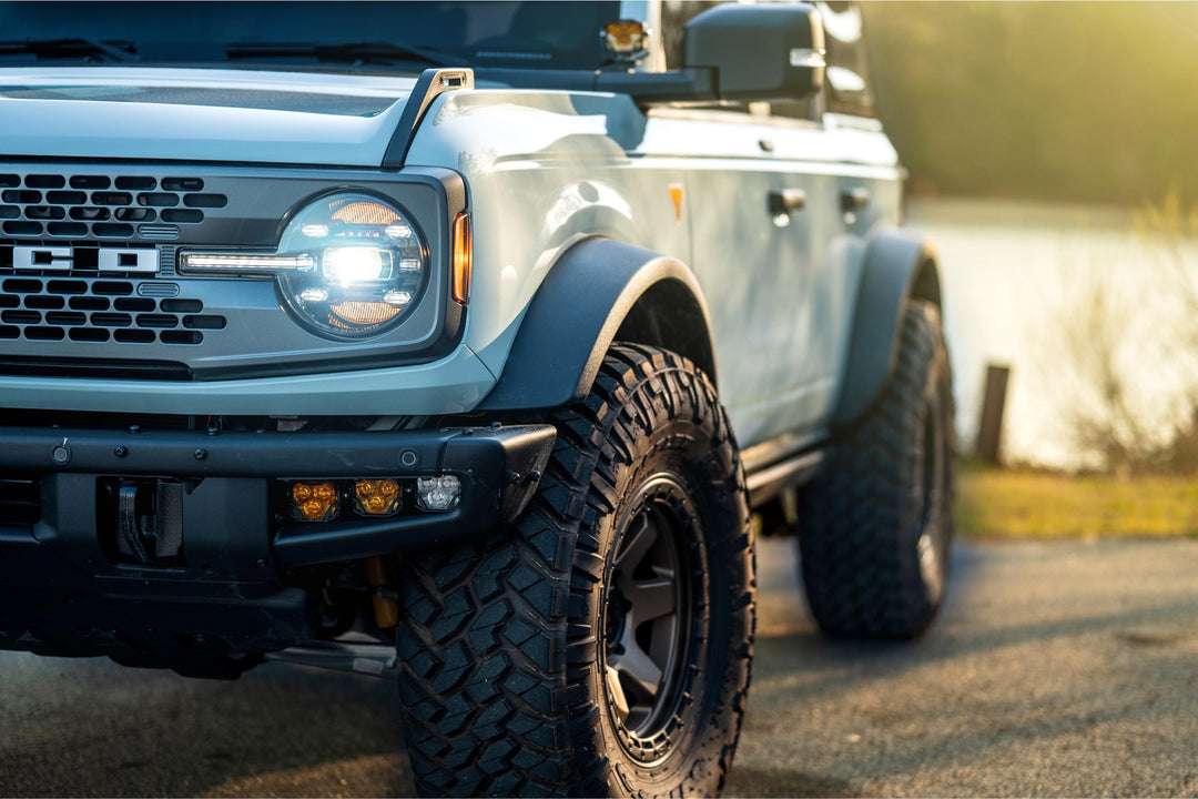Morimoto 4Banger Triple Fog Kit: Bronco 2021+ (Brackets only / Pair)-4