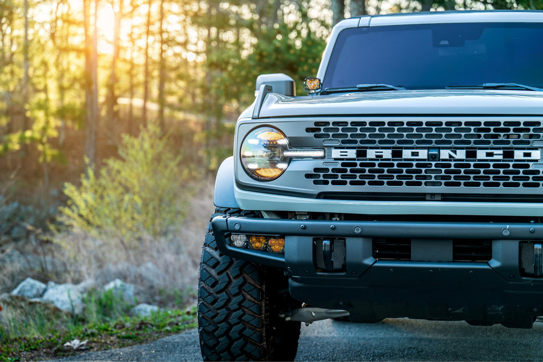 Morimoto 4Banger Triple Fog Kit: Bronco 2021+ (Brackets only / Pair)-8