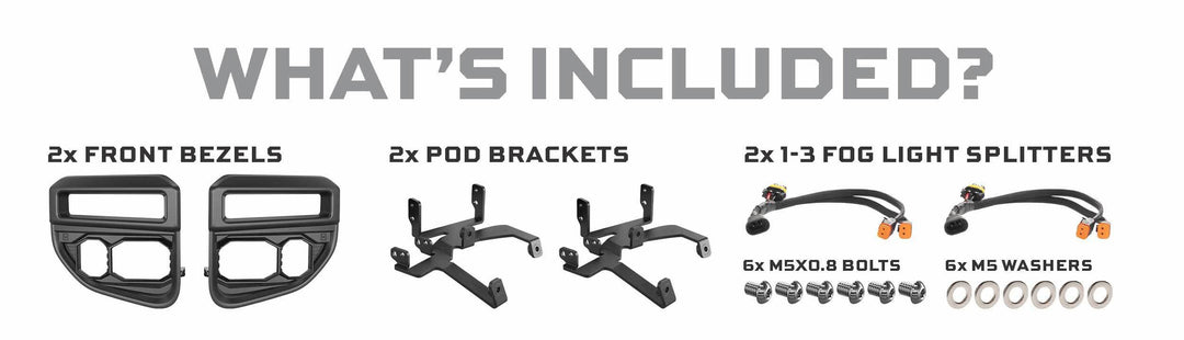 Morimoto Banger Fog Brackets: 20-22 Super Duty OE LED-2