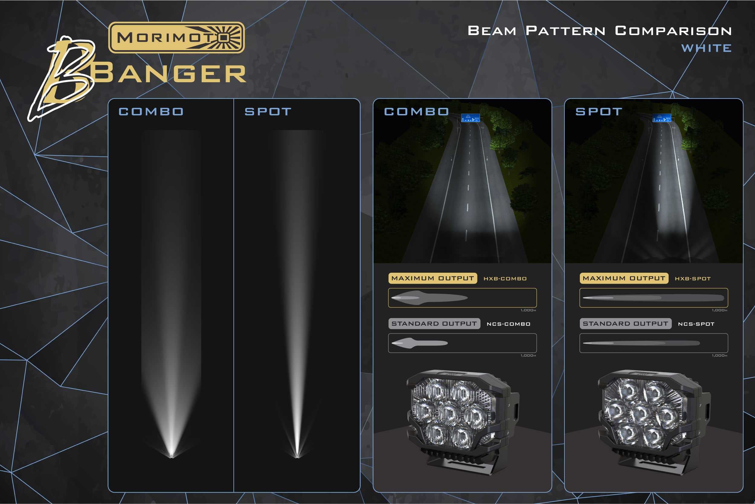 Sierra (07-13): Morimoto BigBanger LED Ditch Light System-