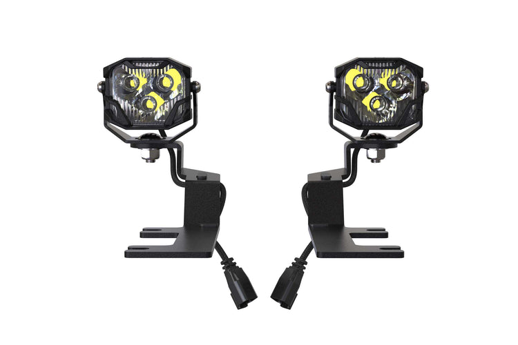 Morimoto Ditch Light Brackets: Silverado/Sierra 1500 (14-18 / Set)-1