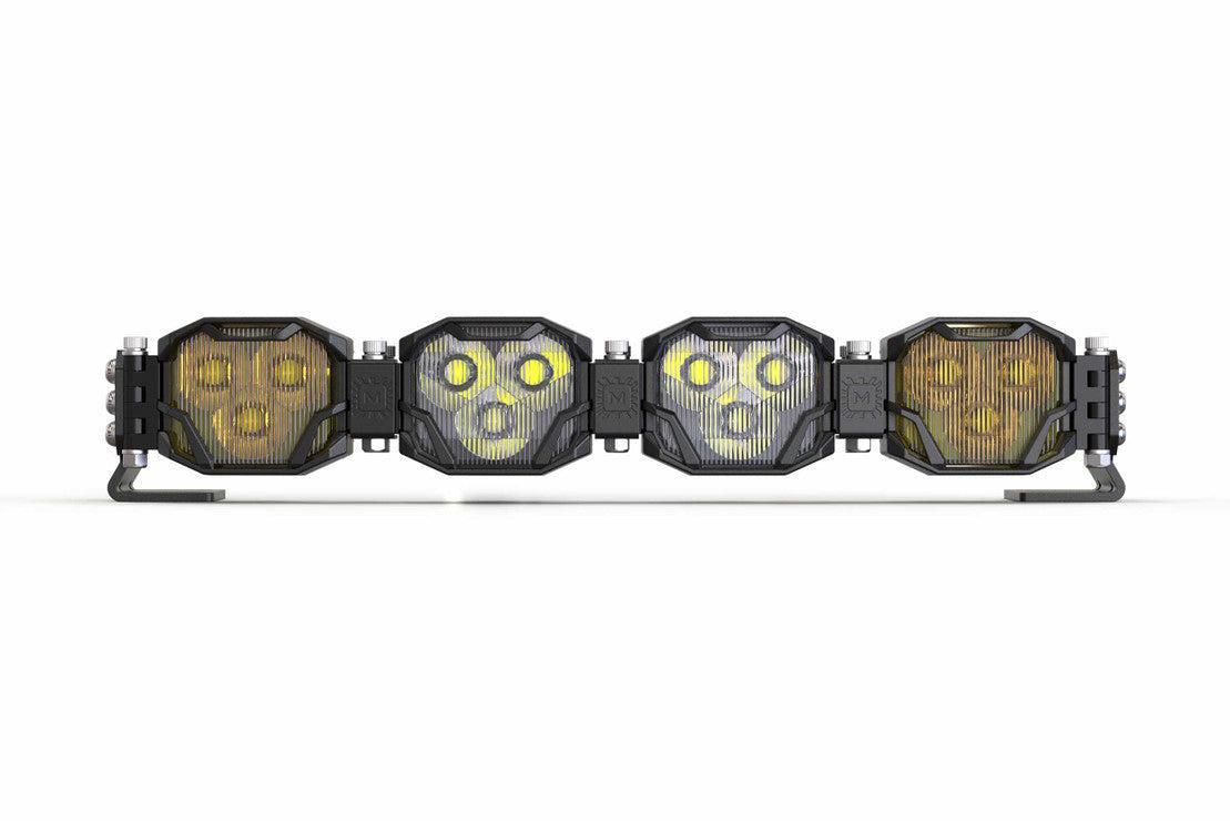 Morimoto Double-Row BangerBar Off-Road LED Light Bar: 4 Pods/ 16.5"-2
