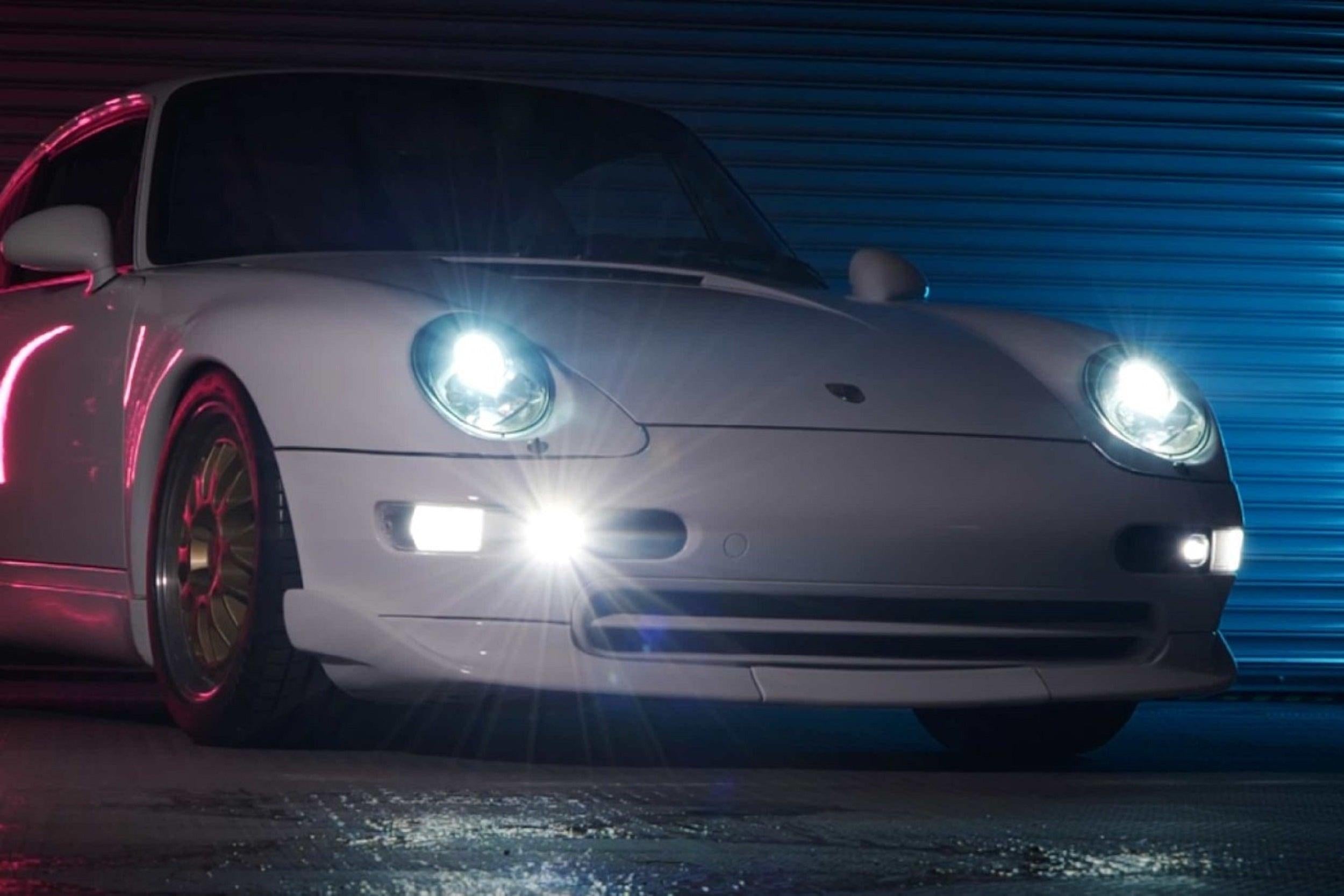 Morimoto XB LED Fogs: Type Porsche 993 (Paintable)-2