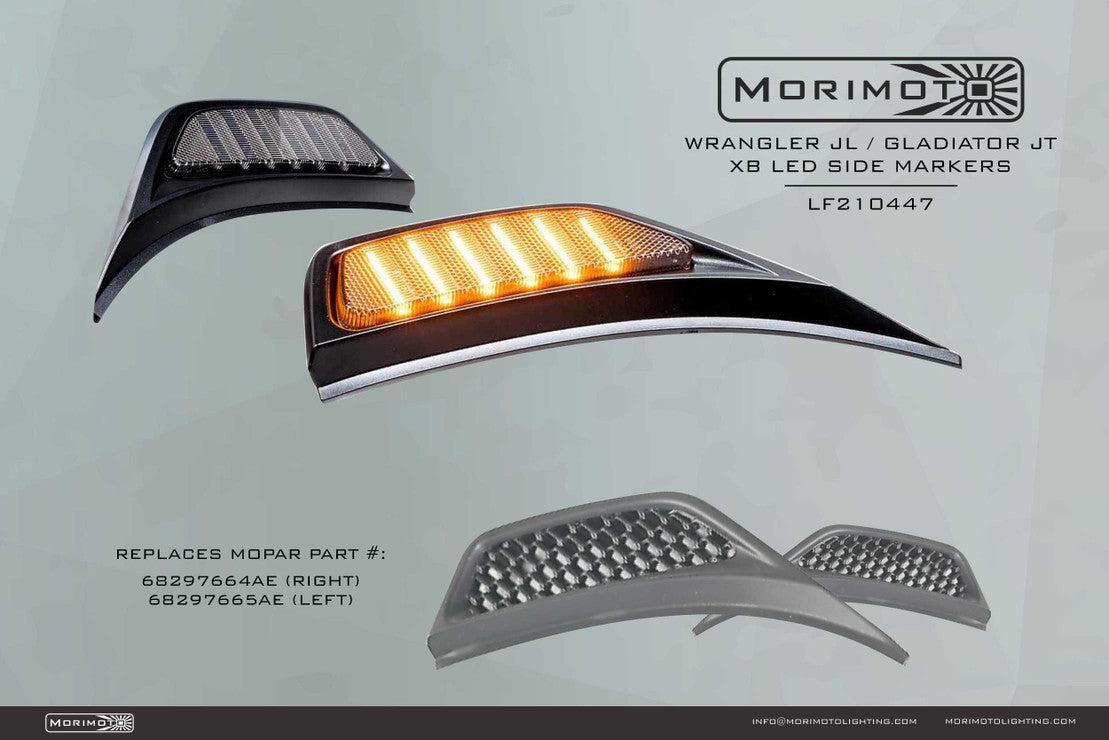 Morimoto XB LED Side Markers: Jeep JL / JT (Pair)-7