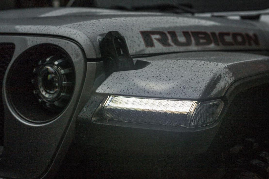 Morimoto XB LED Sidemakers: Jeep Wrangler JL (18+) (Pair / Smoked)-3