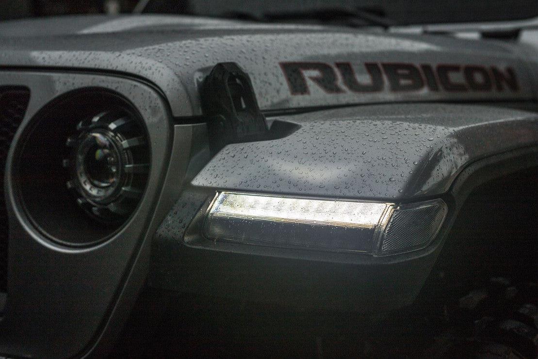 Morimoto XB LED Sidemakers: Jeep Wrangler JL (18+) (Pair / Smoked)-3