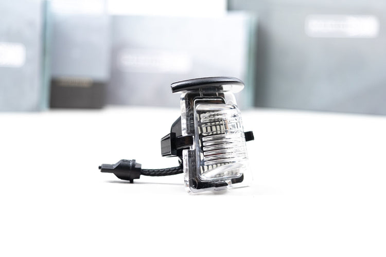 Morimoto XB License Plate Light: Jeep Wrangler JK-1