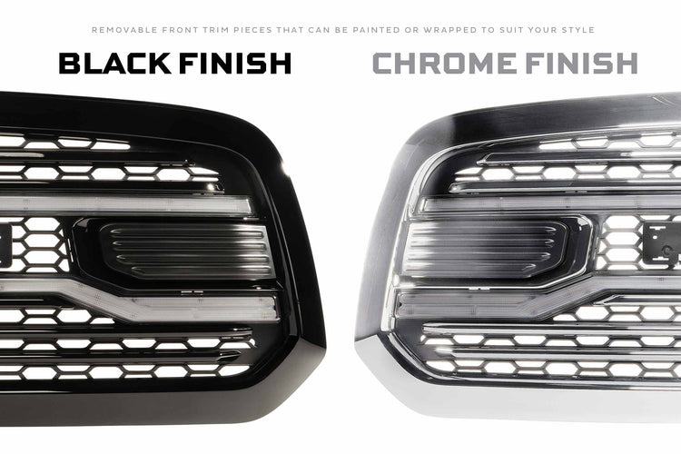 Morimoto XBG LED Grille: Dodge Ram 1500 (13-18 / Black)-6