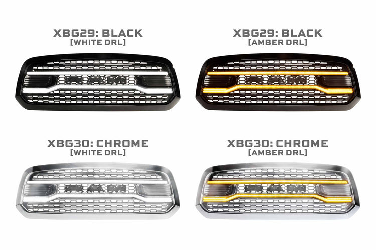 Morimoto XBG LED Grille: Dodge Ram 1500 (13-18 / Black)-8