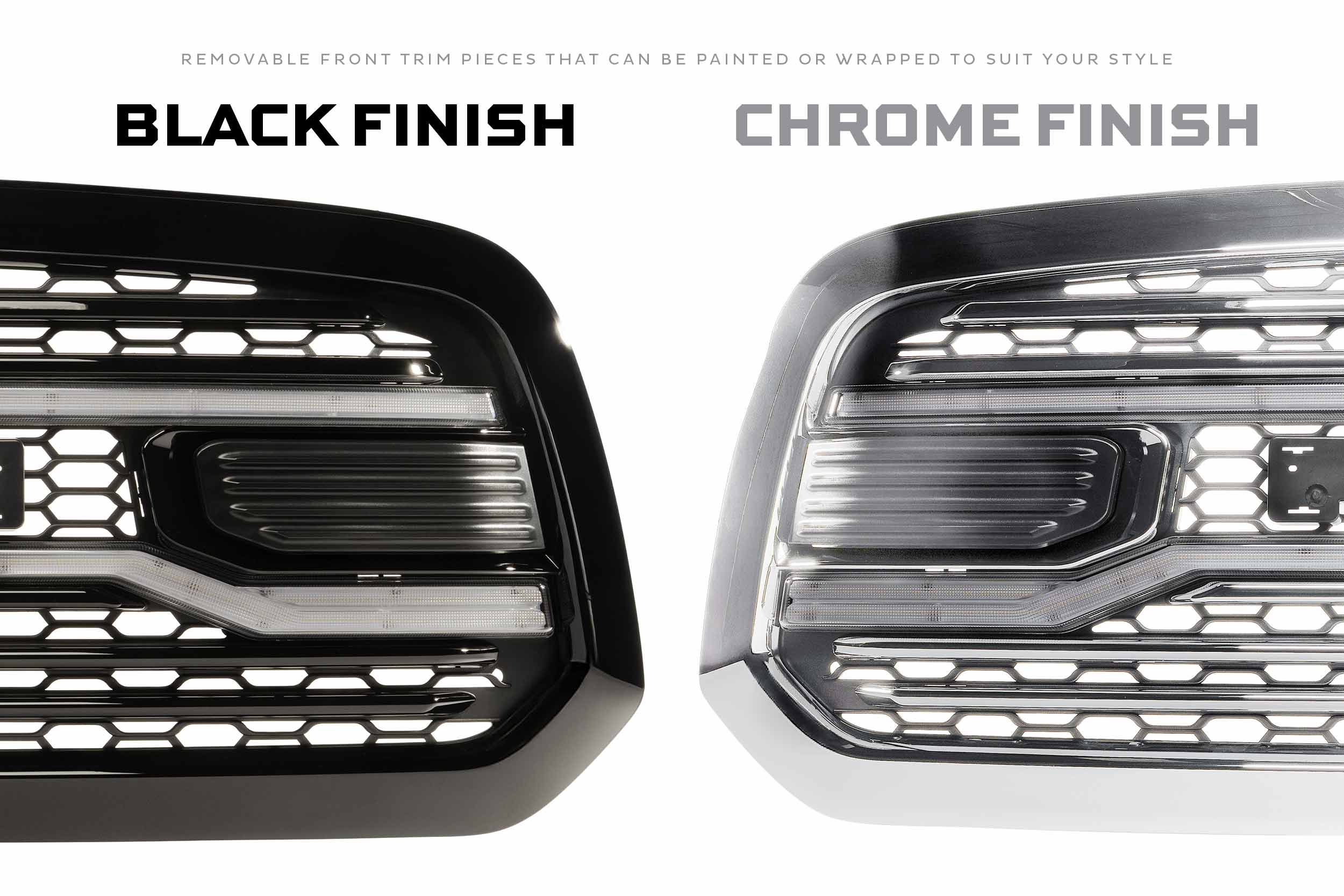 Morimoto XBG LED Grille: Dodge Ram 1500 (13-18 / Chrome) – Prolightz