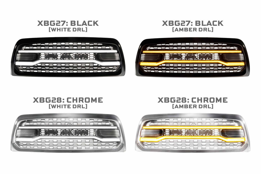Morimoto XBG LED Grille: Dodge Ram HD (13-18 / Black)-8