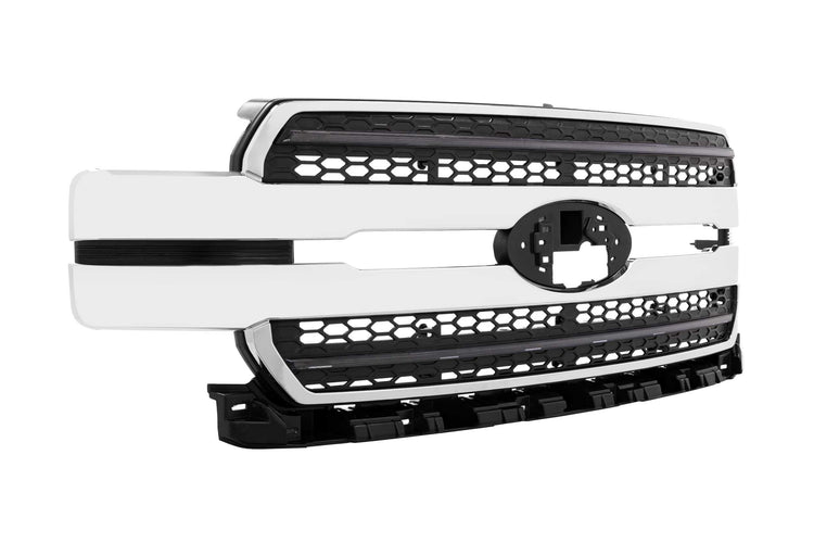 Morimoto XBG LED Grille: Ford F150 (18-20) (Chrome Finish / Amber DRL)-2