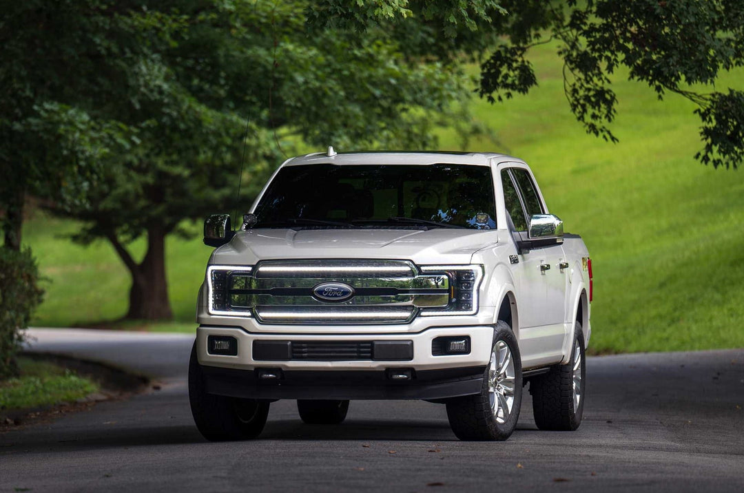 Morimoto XBG LED Grille: Ford F150 (18-20) (Chrome Finish / Amber DRL)-6