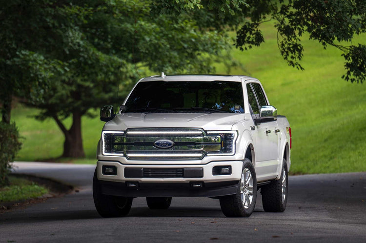 Morimoto XBG LED Grille: Ford F150 (18-20) (Chrome Finish / Amber DRL)-6