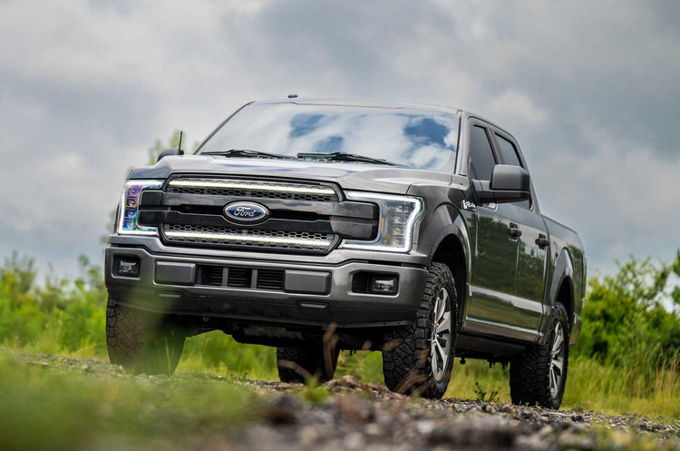 Morimoto XBG LED Grille: Ford F150 (18-20) (Chrome Finish / White DRL)-1