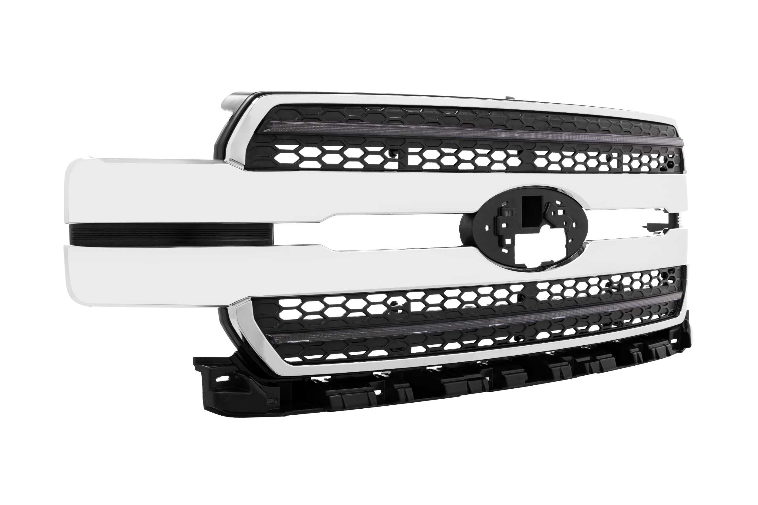 Morimoto XBG LED Grille: Ford F150 (18-20) (Chrome Finish / White DRL)-2