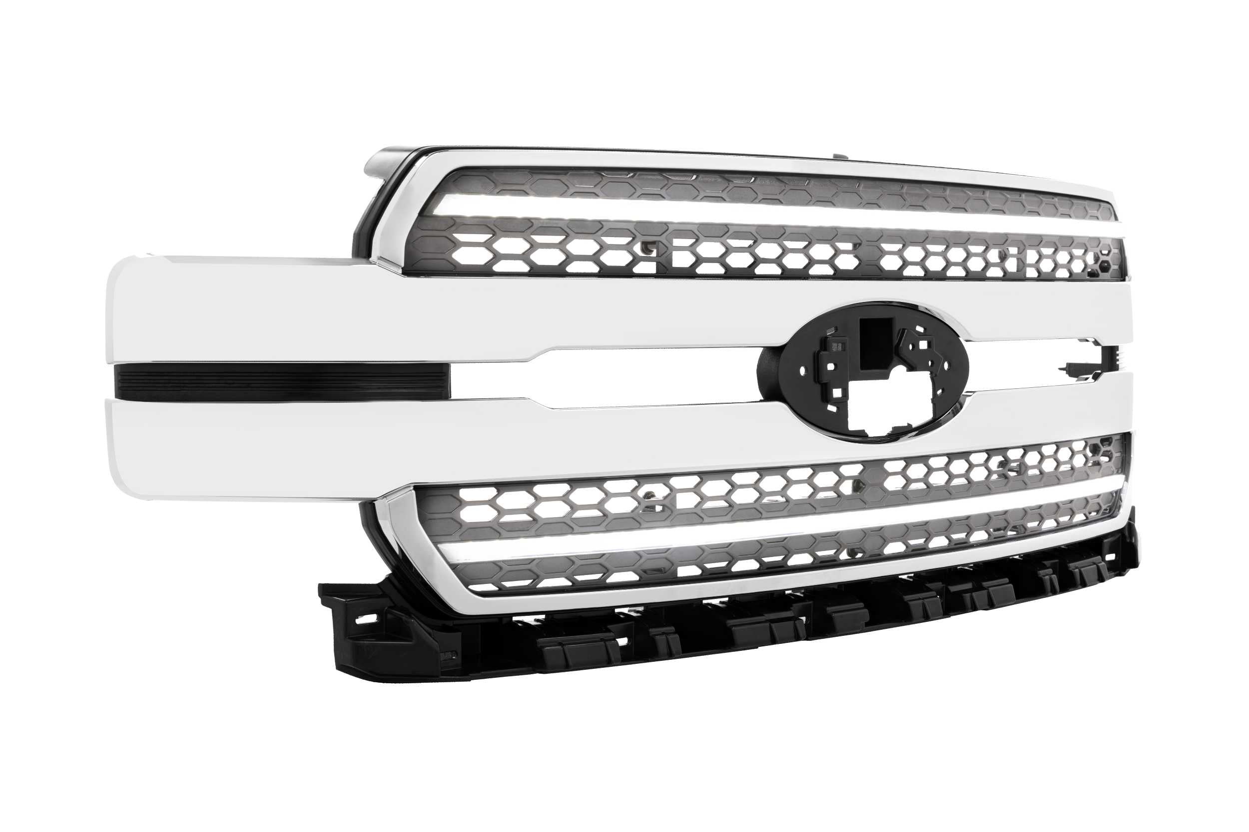 Morimoto XBG LED Grille: Ford F150 (18-20) (Chrome Finish / White DRL)-3