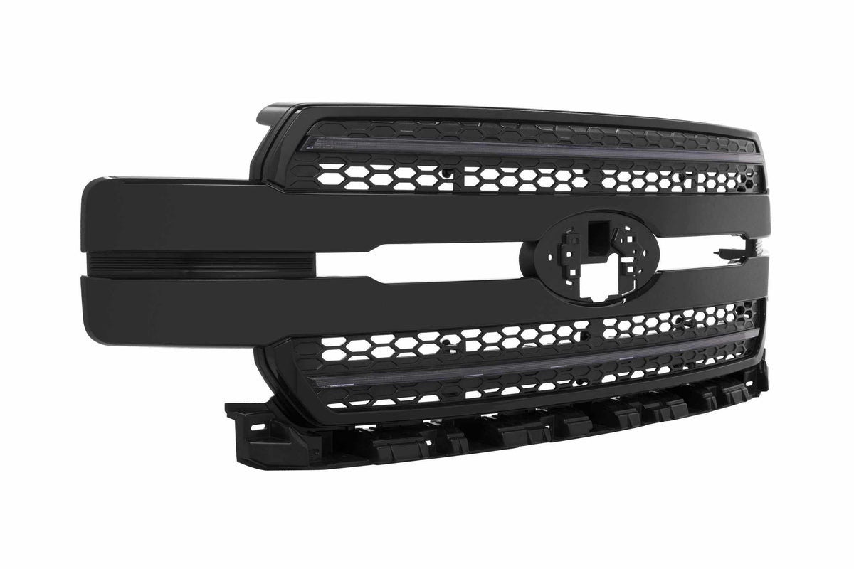 Morimoto XBG LED Grille: Ford F150 (18-20) (Paintable-Black / White DRL)-4