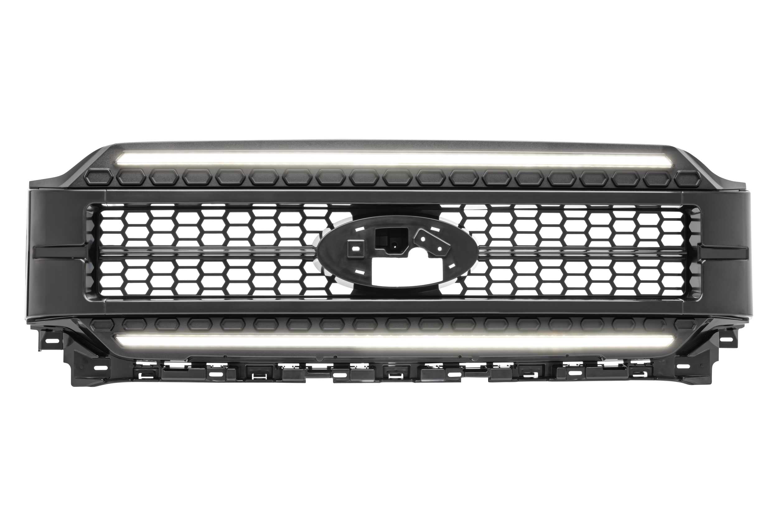 Morimoto XBG LED Grille: Ford F150 (2021+) (Paintable-Black / White DRL)-XBG21