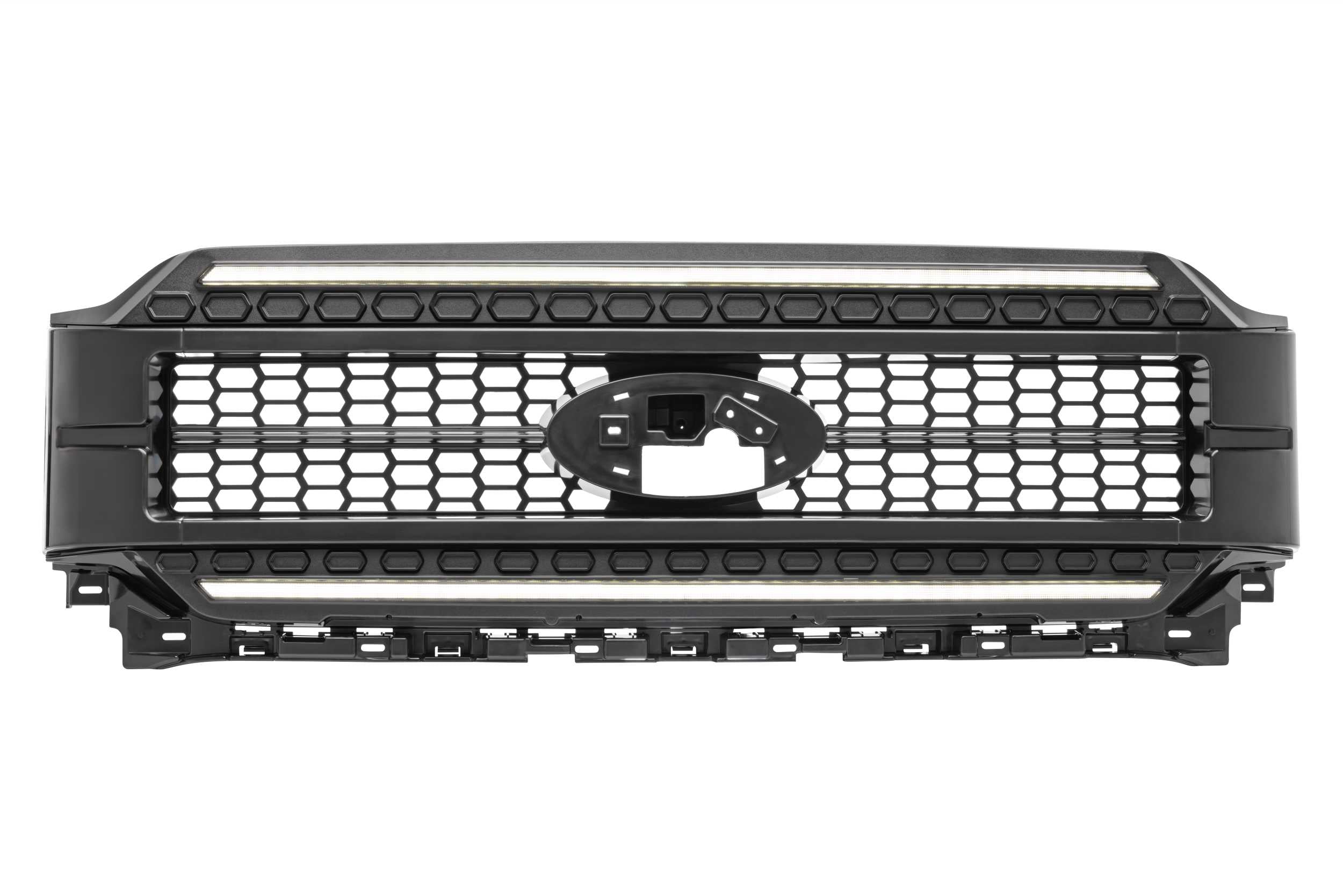 Morimoto XBG LED Grille: Ford F150 (2021+) (Paintable-Black / White DRL)-XBG21