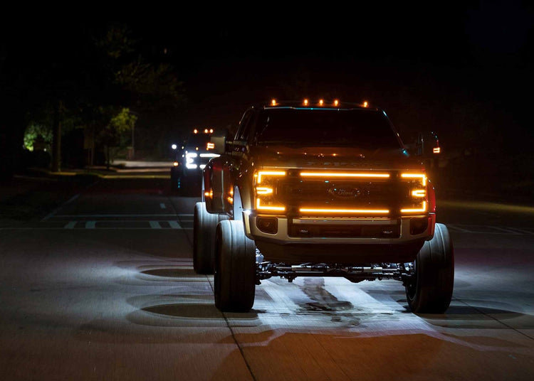 Morimoto XBG LED Grille: Ford Super Duty (20-22) (Chrome Finish / Amber DRL)-6