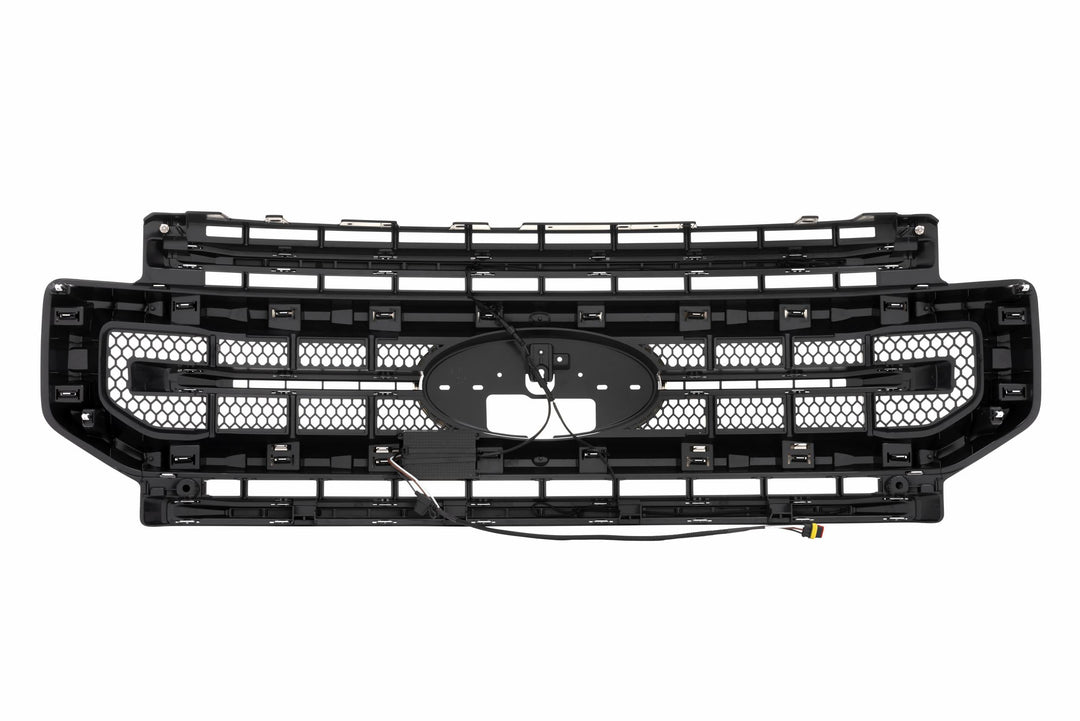 Morimoto XBG LED Grille: Ford Super Duty (20-22) (Chrome Finish / Amber DRL)-9