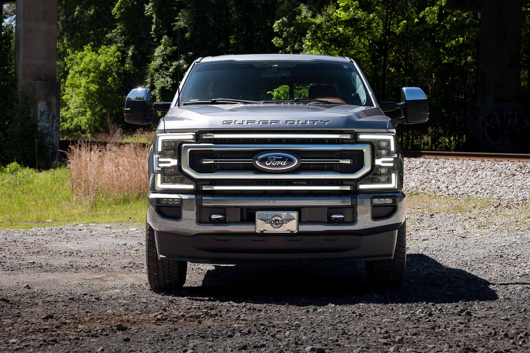 Morimoto XBG LED Grille: Ford Super Duty (20-22) (Chrome Finish / White DRL)-1