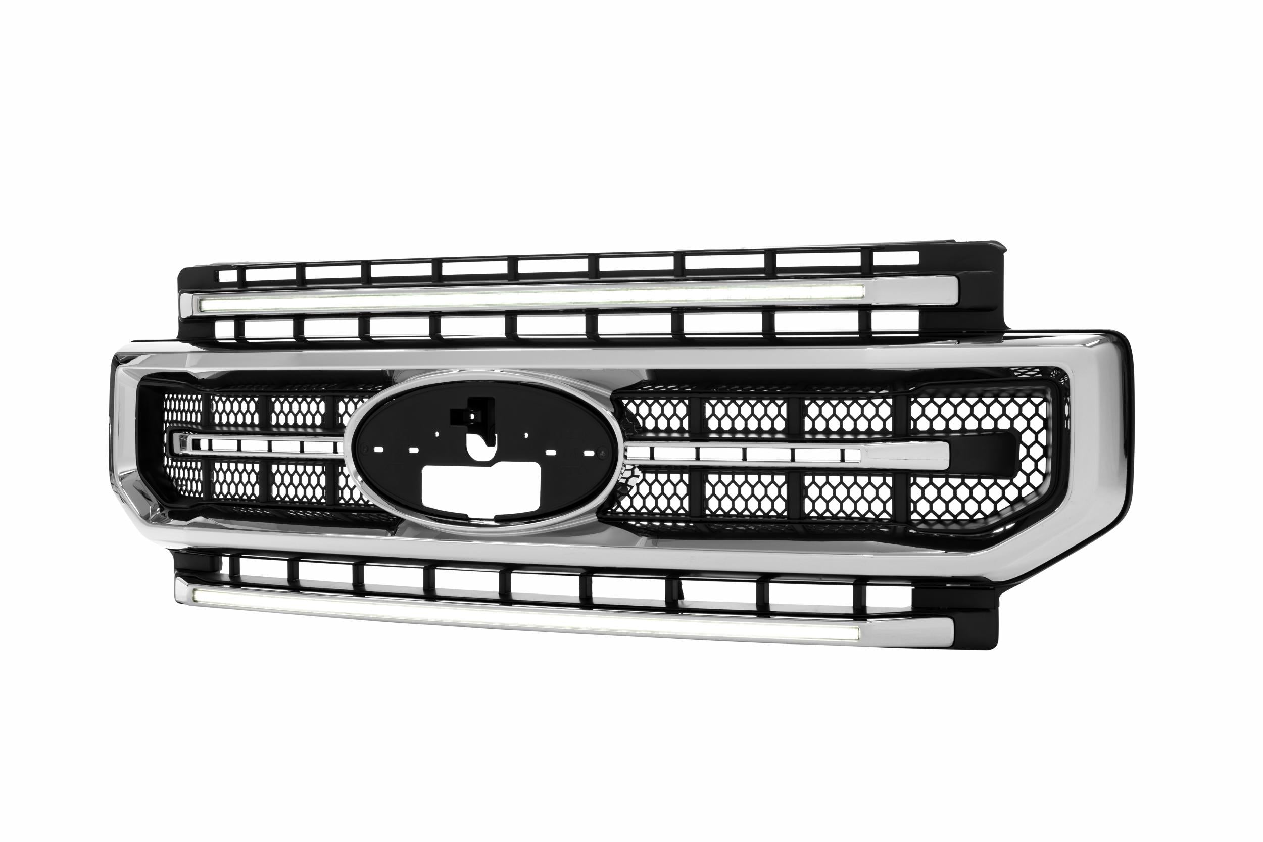 Morimoto XBG LED Grille: Ford Super Duty (20-22) (Chrome Finish / White DRL)-9