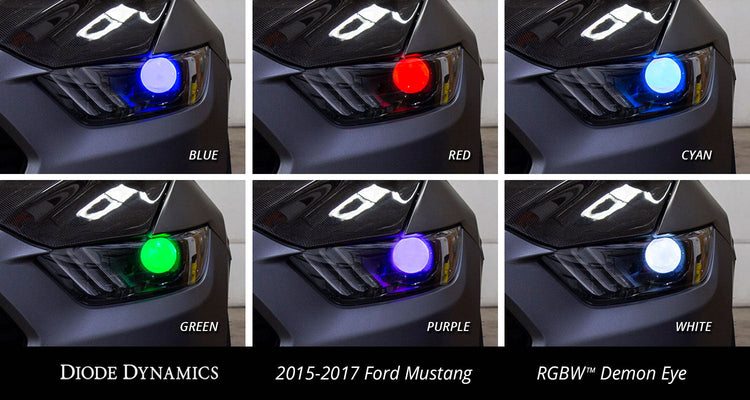 Multicolor Demon Eye Kit for 2015-2017 Ford Mustang Diode Dynamics-dd2223