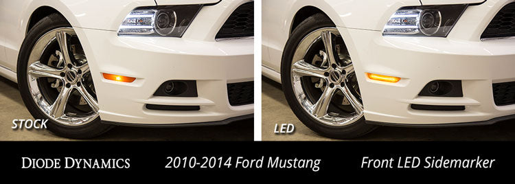 Mustang 2010-2014 LED Sidemarkers Set Diode Dynamics-