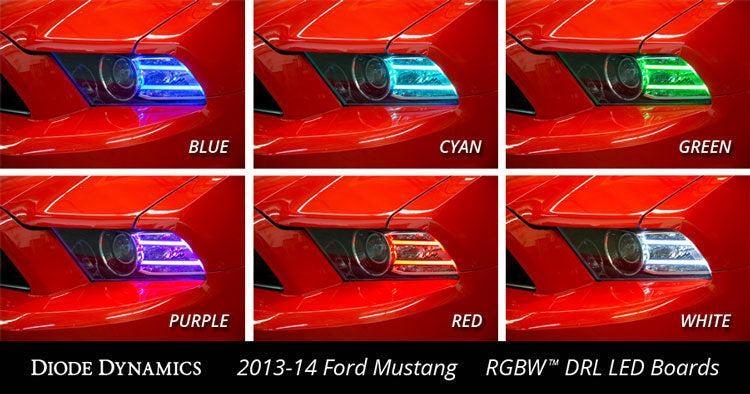 Mustang RGBW DRL LED Boards 13-14 Ford Mustang Diode Dynamics-3