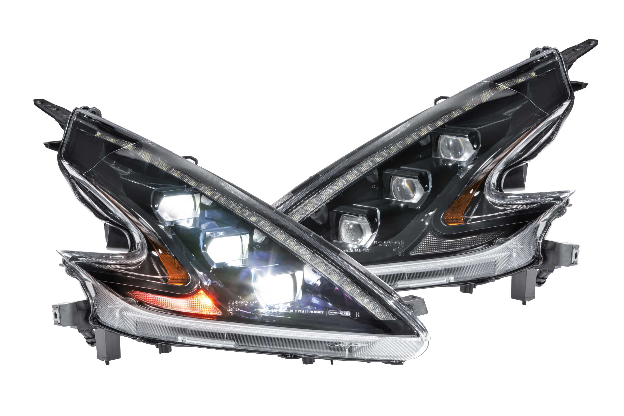 35P　プロモ Nissan 370Z (09-20) (Pair / Smoked): Morimoto XB LED Tails – Prolightz
