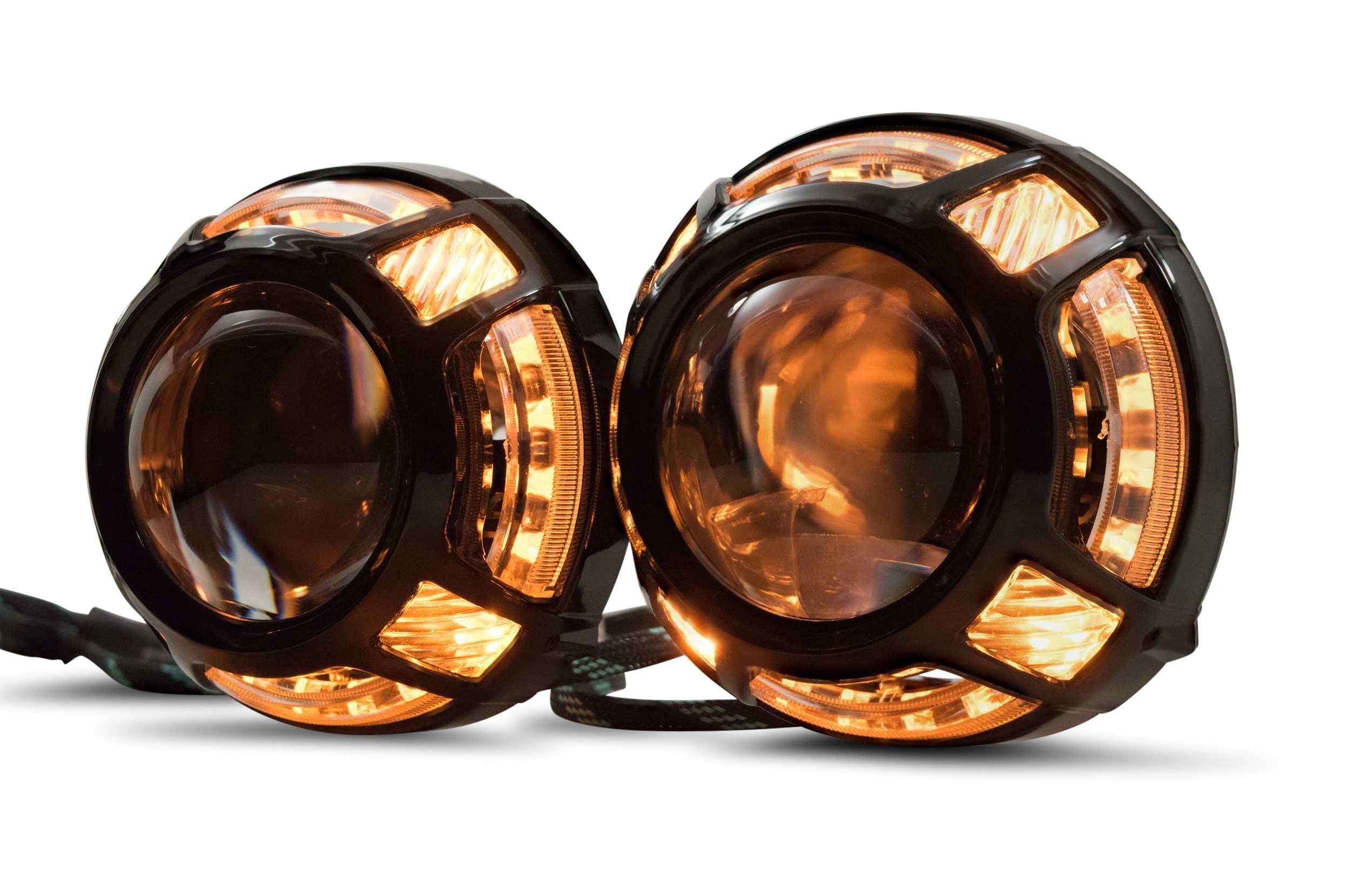 Panamera 2.0 (Black) (White/Amber LED Switchback)-4