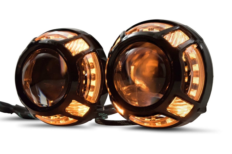 Panamera 2.0 (Black) (White/Amber LED Switchback)-4