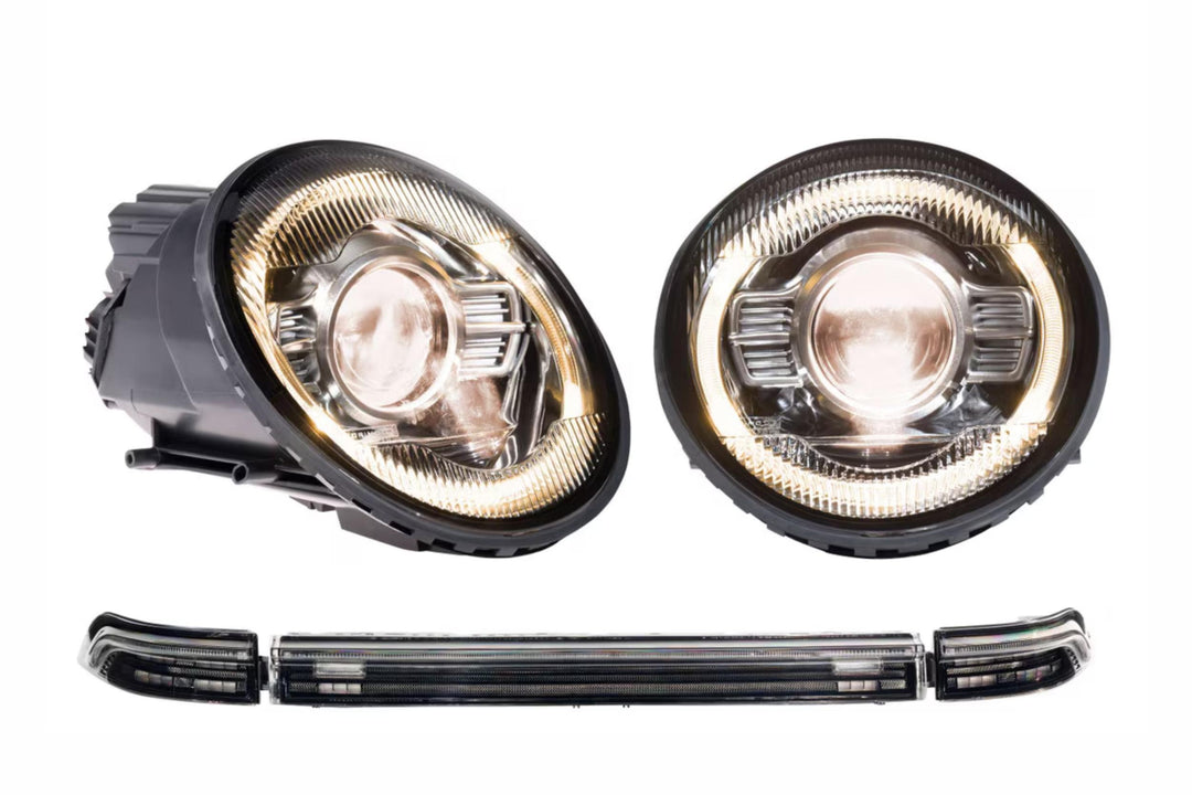 Porsche 993 Classic White Heads and Smoked Tails-HEADTAILKIT161-1