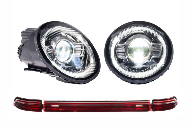 Porsche 993 Modern White Heads and Red Tails-HEADTAILKIT160-1