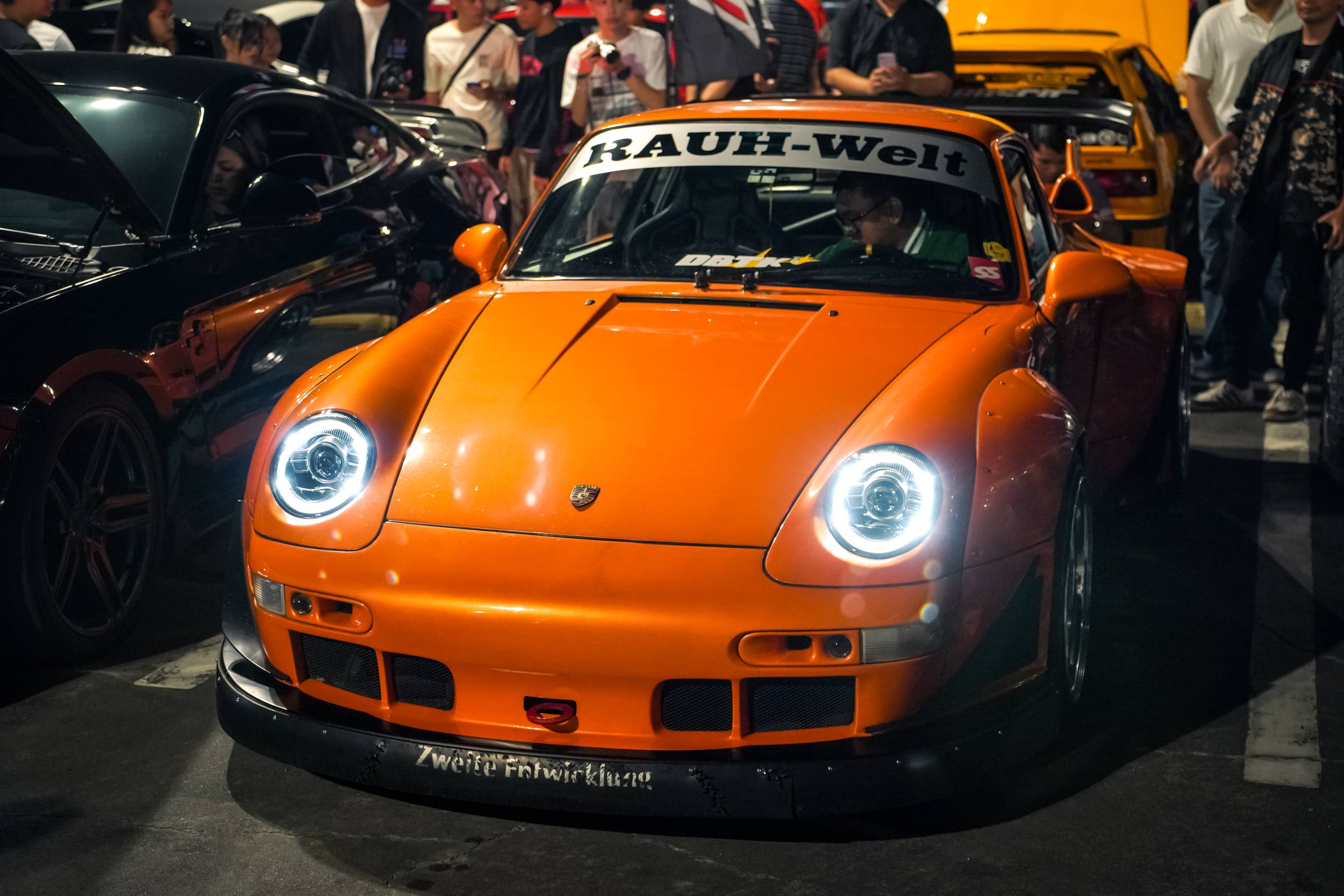 Porsche 993 Modern White Heads and Smoked Tails-3