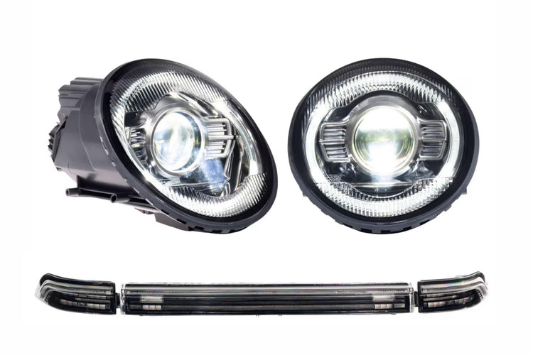 Porsche 993 Modern White Heads and Smoked Tails-HEADTAILKIT159-1