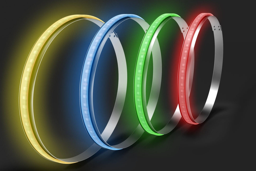 Profile Pixel Wheel Ring: 15.5in RGB (4 PC Set)-7